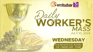 Sambuhay TV Mass  July 10 2024  Wednesday of the Fourteenth Week of Ordinary Time [upl. by Ragse932]