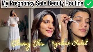 PREGNANCY SAFE Day To Night Skin care Routine  Clear Glowing skin  Super Style Tips [upl. by Yeslehc]