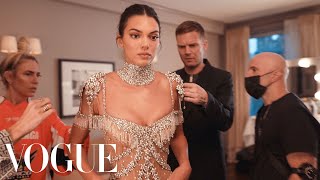 Kendall Jenner Gets Ready for the Met Gala  Vogue [upl. by Assyle199]