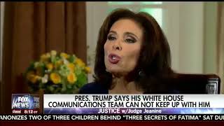 Fox News Jeanine Pirro Interviews Donald Trump at The White House  May 13 2017 [upl. by Rutherford]