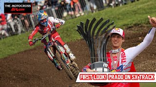 FIRST LOOK Jorge Prado TESTING SUPERCROSS [upl. by Rentsch]