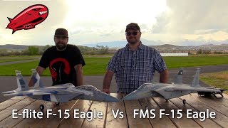 Eflite F15 VS FMS F15 [upl. by Anirrak411]