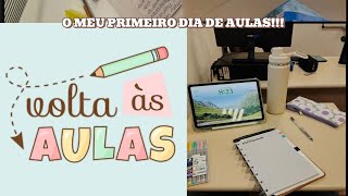 VLOG DO MEU PRIMEIRO DIA DE AULAS school escola aulas class firstdayofschool [upl. by Noryv]