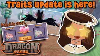 DRAGON TRAIT UPDATE MORE STORAGEMORE Dragon AdventuresRoblox [upl. by Yesllek]