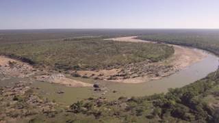 Big Bend Burdekin River North of Charters Towers [upl. by Lorinda]