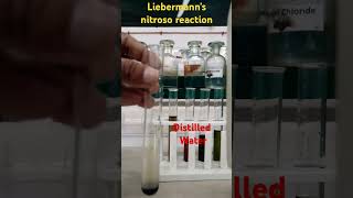 Liebermanns nitroso test for Phenol Test for Phenol class12 chemistry experiment [upl. by Honig]