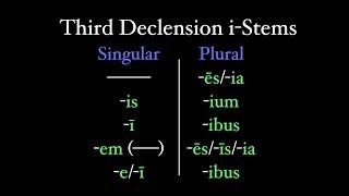 Third Declension iStems [upl. by Calore]