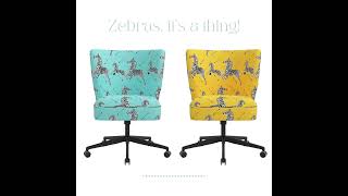 Scalamandre Zebras Desk Chairs [upl. by Chappie]