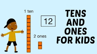 Learn Tens and Ones For Kids  Maths For Kids  Educational amp Preschool Learning For Kids [upl. by Obie]