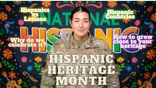 HISPANIC HERITAGE MONTH  HISPANICS VS LATINOS amp MORE [upl. by Cariotta]