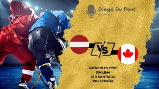 World Juniors 2024  Canadá vs Letonia EN DIRECTO [upl. by Ilatfan]