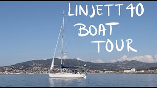 11  The BOAT TOUR  Welcome aboard  LinneaSailing [upl. by Idnew]