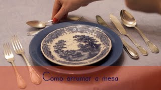 Como arrumar a mesa [upl. by Adian]