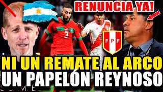 PERIODISTAS ARGENTINOS NO SE GUARDARON NADA Y CRITICARON JUEGO DE REYNOSO VS MARRUECOS [upl. by Jenette]