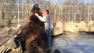 Jim playing with Jimbo the bear [upl. by Perlis]