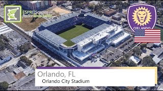 Orlando City Stadium  Orlando City SC  Google Earth  2018 [upl. by Chester738]