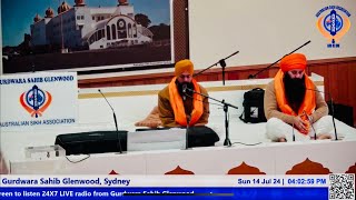 14 July 24  Gurdwara Sahib Glenwood Sydney [upl. by Martreb]