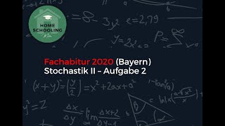 Fachabitur Mathe 2020  Stochastik II  Aufgabe 2 Baumdiagramm Zufallsgröße einfache Standardabw [upl. by Onairda]