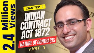 Indian Contract Act 1872 Chapter1 Nature of Contracts Part1 [upl. by Ofella]