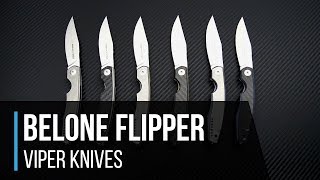 Viper Knives Belone Vox M390 Flipper Overview [upl. by Sikleb716]