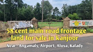 58 centland for sale in kaladyAngamalyAirportAluvaland for sale in KeralaKerala propertyplot [upl. by Enortna]