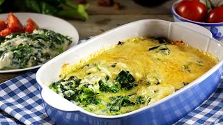 Recette  Gratin dépinards au parmesan [upl. by Levy]