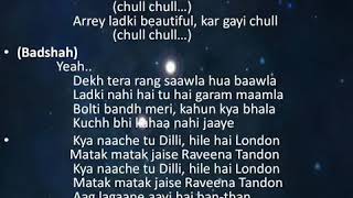 Kar Gayi chull lyrics Full [upl. by Annawaj]