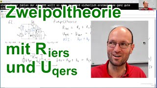 Zweipoltheorie mit Bestimmung von Ersatzwiderstand und Ersatzquellspannung erklärt Aufgabe 62 [upl. by Haymo]