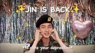 ✨JIN IS BACK✨ to cure your depression [upl. by Malan]