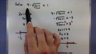 PreCalculus  Solving inequalities with radicals [upl. by Granville482]