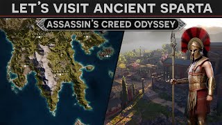 Lets Visit Ancient Sparta  History Tour in AC Odyssey Discovery Mode [upl. by Fritzie]