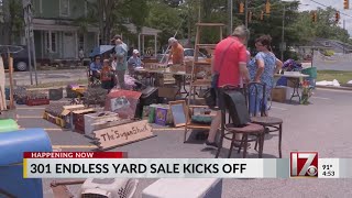 301 Endless Yard Sale kicks off [upl. by Llibyc799]