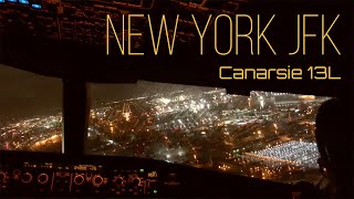 New York JFK Canarsie 13L Approach [upl. by Naaitsirhc]