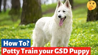 10 Important Tips for House Training a German Shepherd puppy How to Potty Train your GSD [upl. by Aehc]