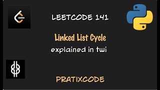 Linked List Cycle  Leetcode 141  Python  Twi [upl. by Mallon]