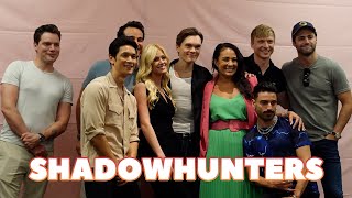 The cast of Shadowhunters reunites in Paris for the Enter the Shadow World convention [upl. by Donelu]