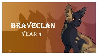 Braveclan  year 4  Clangen challenge [upl. by Devinne346]