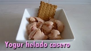 Receta fácil de yogur helado [upl. by Adnilav]