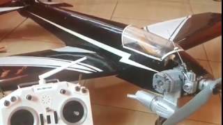 Rc plane f3a curare 1300mm with os max 55ax [upl. by Rozek846]