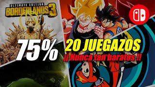 JUEGOS DESTACADOS A PRECIOS INCREÍBLES REBAJAS Switch 💸 Ofertas Nintendo Switch Eshop [upl. by Llednik]