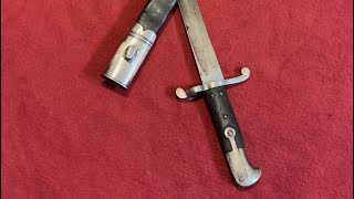 British bayonet model 1856 yataghan bayonet sword [upl. by Kristos]