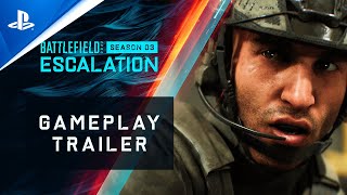 Battlefield 2042  Season 3 Escalation Gameplay Trailer  PS5 amp PS4 Games [upl. by Eednarb592]