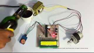 Alcohol Sensing Alert with Engine Locking Project [upl. by Falk]