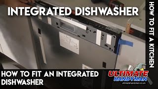 How to fit an integrated dishwasher [upl. by Scharf]