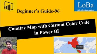 Power BI Country Heat Map  Filled map Visual  Heat Map with Custom Colors  World Heat Map [upl. by Nitsa982]