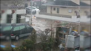 3112011 Tsunami hitting mainland Ishinomaki Part 2 Compilation [upl. by Atteuqal113]