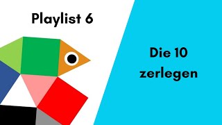 Die 10 zerlegen Teil 1  verliebte Zahlen  einfach schlau üben [upl. by Anagnos]