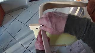 IKEA Poang Chair  How to Assemble [upl. by Kassity]