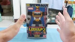 SMP 東映蜘蛛人 完全變形 獵豹金剛 super minipla DX SPIDERMAN  Leopardon スーパーミニプラ レオパルドン 東映TVシリーズ スパイダーマン [upl. by Fridell]