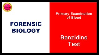 BENZIDINE TEST FOR BLOOD PRACTICAL [upl. by Lamok313]